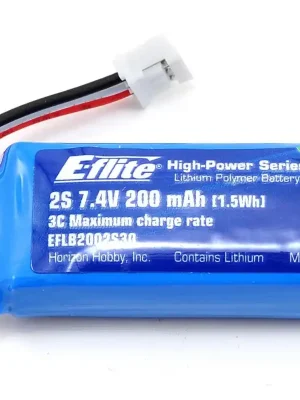 E-flite Accu lipo 200mAh 2S 7.4V 30C EFLB2002S30 | Zertifiziert