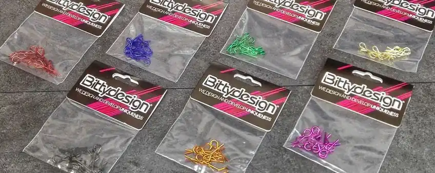 Herstellerpreis | Bittydesign Clips de carrosserie 1/10 (x8) BDBC-8