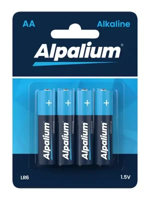 Alpalium 12000406 Alkaline AA Batterien LR6 1,5V, 4er Blister | Aktionspreis