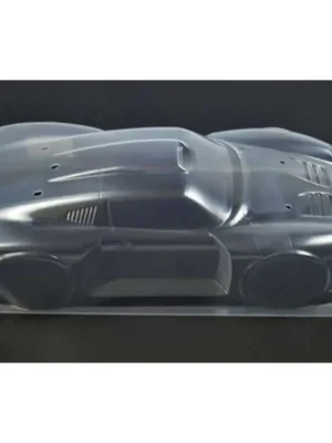 Tamiya 311825161 Karosserie Porsche 911 GT1 47443, unlackiert - Zertifiziert