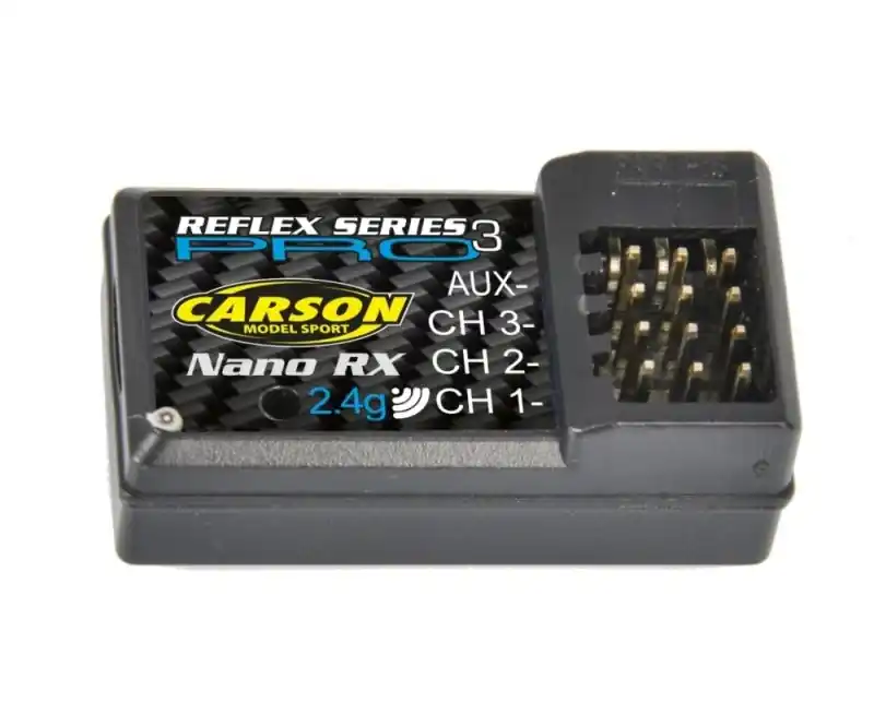 Hochwertig - Carson 500501538 Empfänger Reflex Pro 3 Nano 2.4 Ghz