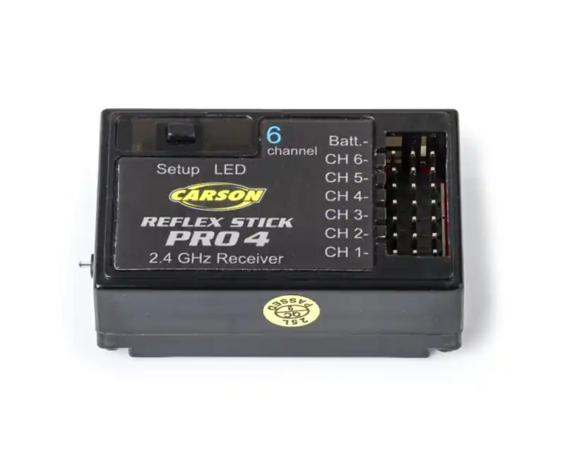 Carson 500501551 Empfänger 6K Reflex Stick Pro 4 WP Ersatz für Reflex Stick Pro 4 2.4GHz / LCD 2.4GHz - Jetzt bestellen