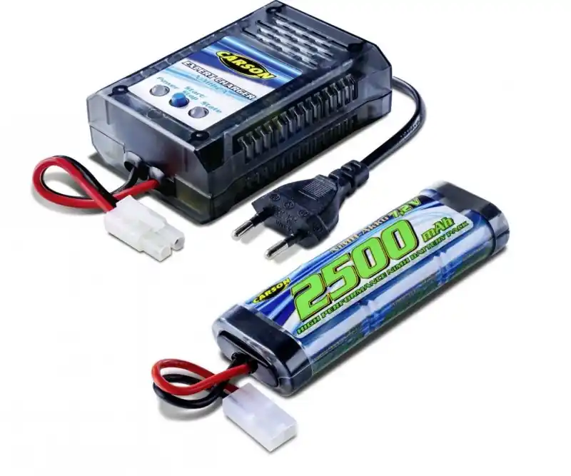 Sparangebot - Carson 500607020 Expert Charger NiMH 2A Ladegerät Set mit 2500mAh Akku