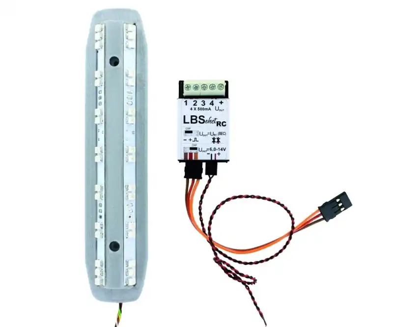 Carson 500907633 1 14 7,2/12V Warnbalken mit Elektronik für FH16 - Einfache Rückgabe