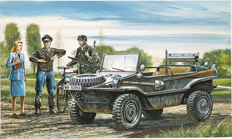 Premium - Italeri 0313 Kfz. 69 Schwimmwagen, Bausatz, 1 35