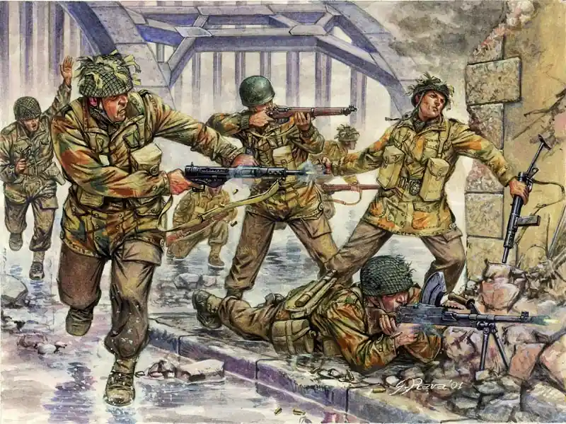 Italeri 6034 Britische Fallschirmjäger, Plastikbausatz, 1 72 | Preisknaller