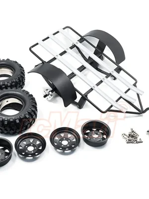 Rabatt | NEU Yeah Racing YA-0506 Stahlanhänger 1 10 für Crawler mit Blattfederung und Anhängerkupplung