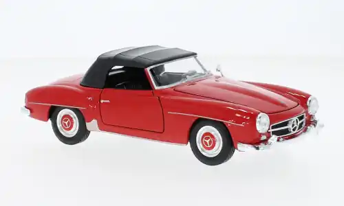 Preishit - Mercedes 190 SL (W121), rot/schwarz, 1955, 1 24, Welly