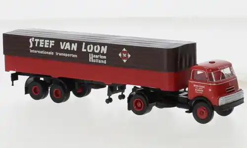 DAF DO 2000 PP-SZ, 1957, Steef v. Loon, 1 87, Brekina - Top-Qualität