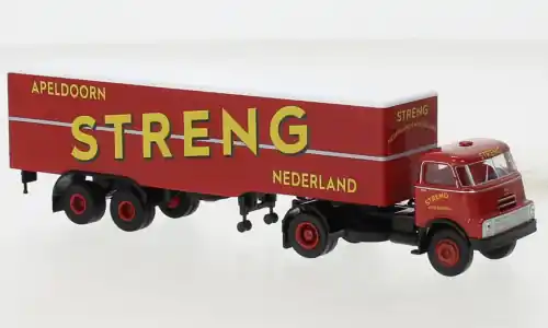 DAF DO 2000 Koffer-SZ, 1957, Streng, 1 87, Brekina | Nur begrenzt verfügbar