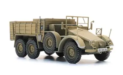 Qualitätsprodukt - WM Krupp-Protze, Afrikakorps -1 87- -Fertigmodell aus Resin, lackiert-