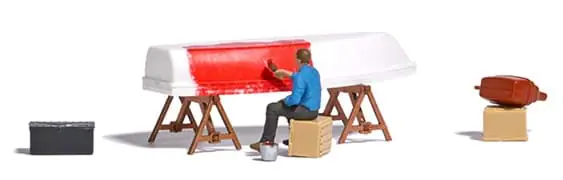 Boot streichen -Action-Set- -1 87- - Sonderaktion
