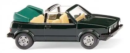 Nur heute - VW Golf I Cabrio -dunkelgrün-