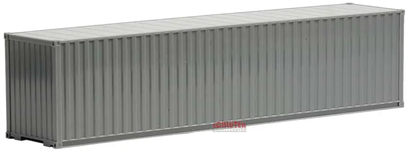 40ft. HighCube Container gerippt (grau) | Bestseller