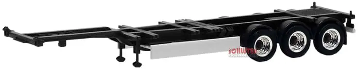 40ft./45ft Highcube Trailer 3achs (schwarz, Felgen chrom/schwarz) | Online bestellen