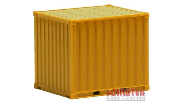 10ft. Container gerippt (goldgelb) -Herpa- | Bestellbar