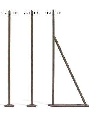 3 Telegrafenmasten -1 48- - Vorteilspreis