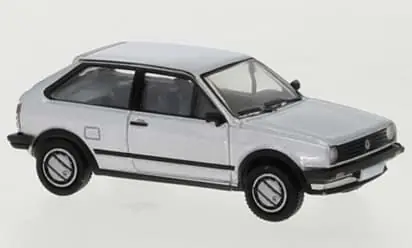Expressversand - VW Polo II Coupe, -silber- 1985 ***PCX-Modell***