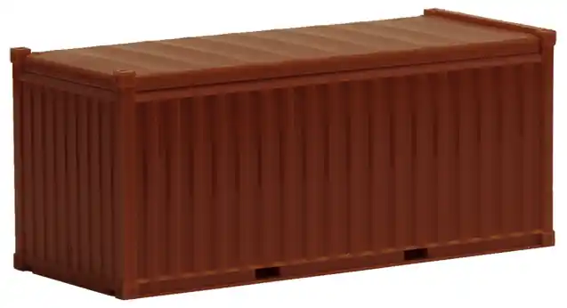 20ft. Open top Container (braun) -Herpa- - Sichere Zahlung