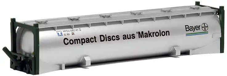 Bayer "Compact Discs aus Makrolon", 40ft. DrucksiloCont. -AWM- - Nur für kurze Zeit