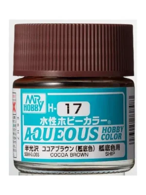 Mr Hobby -Gunze Aqueous Hobby Colors (10 ml) Cocoa Brown - Mr Hobby - Gunze | Günstig