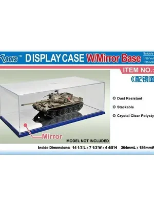 Heute kaufen - Vitrine mit verspiegeltem Sockel, 364 x 186 x 121 mm (L x B) - Master Tools