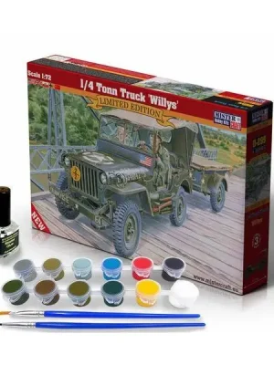 1/4 Tonn Truck "Willys" SUPER SET - 1 72e - Mistercraft - MisterCraft - Kundenfavorit