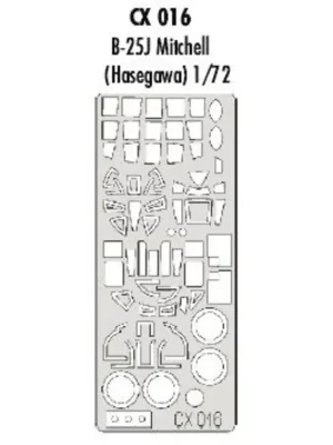 North American B-25J Mitchell (designed to be used with Hasegawa kits) (made from yellow Japanese produced Kabuki tape) | Rabatt