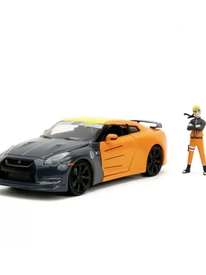 Geprüfte Qualität | 1 24 nissan gt-r w/naruto figure bi-color hollywood rides 2009 Miniatur