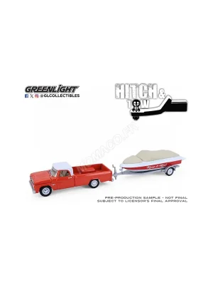 1967 Dodge D-100 with trailer and boat (out of stock) Miniatur - Günstig