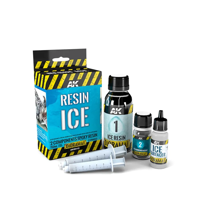 Bewährte Qualität - Resin Eis (2 Komponenten Epoxidharz) - Resin Ice (2 Components Epoxy Resin) - 150ml