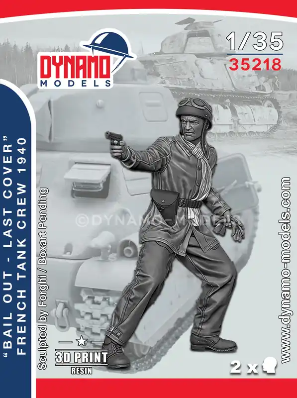 1940 French Tank Crew "Bail Out - Last Cover" | Direkt ab Werk