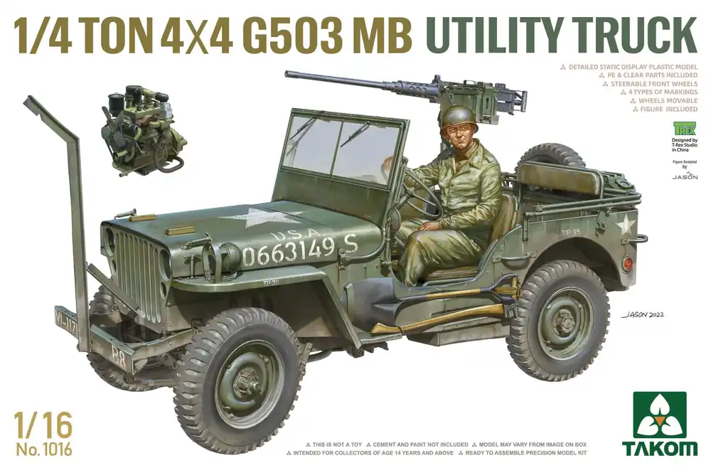 ¼-ton 4×4 G503 MB Utility Truck | Neuzugang