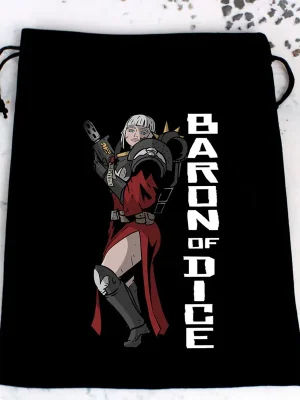 Versand noch heute | Baron of Dice - Premium Black Dice Bags - Pin-Up