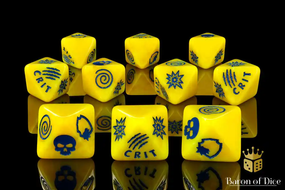 Baron of Dice - Claws D8 Dice Set (10) | Herstellerpreis