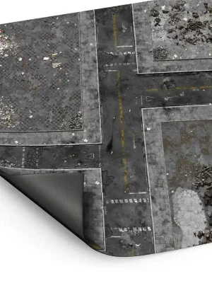 Green Stuff World - Neoprene Mat 4x6‘ Ground Zero District (120x180cm) | Sofort lieferbar